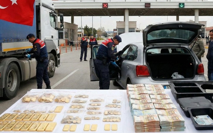 Sınır kapısında gram altın engeli: Euro ve altınlar komşuya bırakıldı