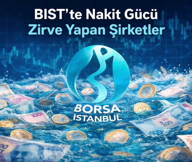 BIST&rsquo;te nakit g&uuml;c&uuml; zirve yapan şirketler