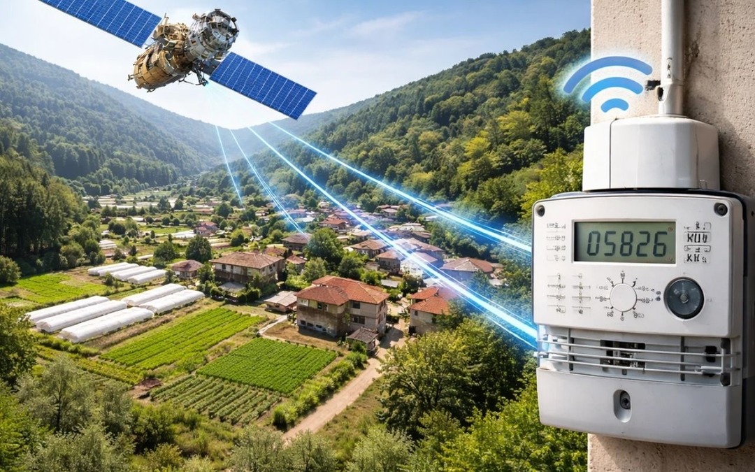 Kırsal b&ouml;lgede elektrik saya&ccedil;ları uydudan okunuyor