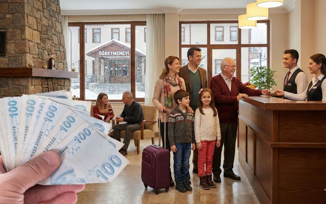 &Ouml;ğretmenevi &uuml;cretlerine yeni yılda zam değil, y&uuml;zde 50 indirim!