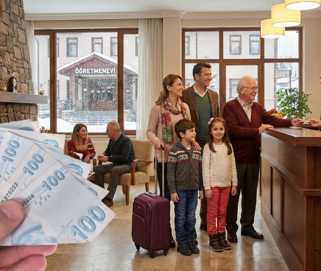 &Ouml;ğretmenevi &uuml;cretlerine yeni yılda zam değil, y&uuml;zde 50 indirim!