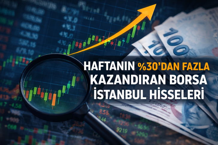 Haftanın y&uuml;zde 30'dan fazla kazandıran Borsa İstanbul hisseleri