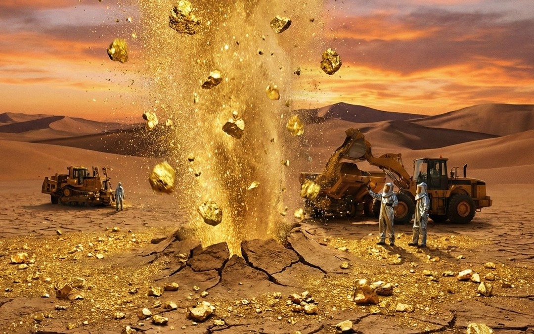 &Ccedil;&ouml;l&uuml;n altından servet fışkırdı: 35 milyar dolarlık altın keşfedildi!
