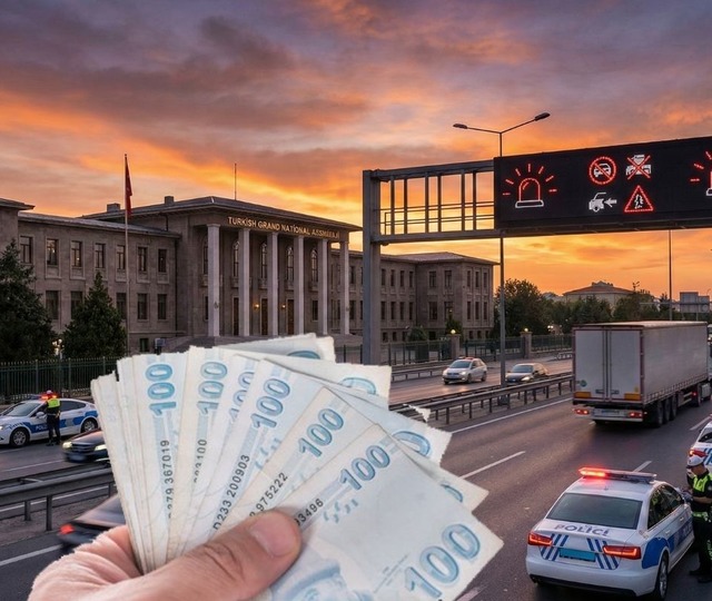 TBMM'den onay &ccedil;ıktı: Trafik cezaları rekor seviyeye y&uuml;kseldi