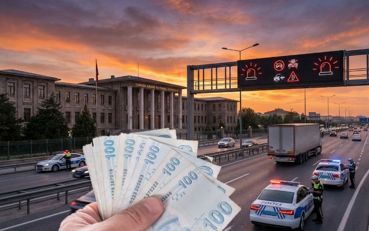 TBMM'den onay &ccedil;ıktı: Trafik cezaları rekor seviyeye y&uuml;kseldi