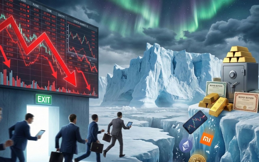 K&uuml;resel piyasalarda "Gr&ouml;nland" depremi: O yatırım ara&ccedil;larında &ccedil;ıkışlar başladı!