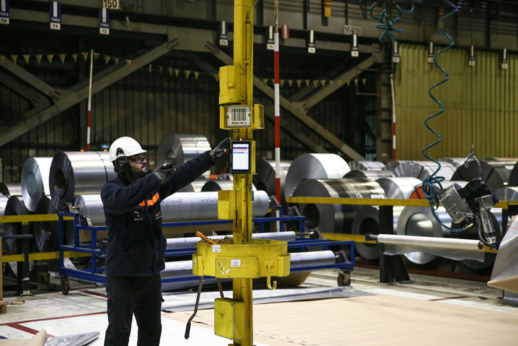 Bursa'daki &ccedil;elik fabrikasında &uuml;retimin y&uuml;zde 80'i ihra&ccedil; ediliyor