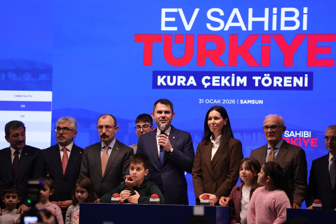 Samsun'da TOKİ konutlarının kurası &ccedil;ekildi