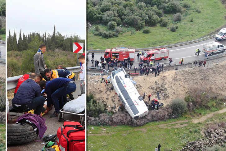 Antalya'da korkun&ccedil; kaza! Otob&uuml;s şarampole devrildi: 8 kişi hayatını kaybetti