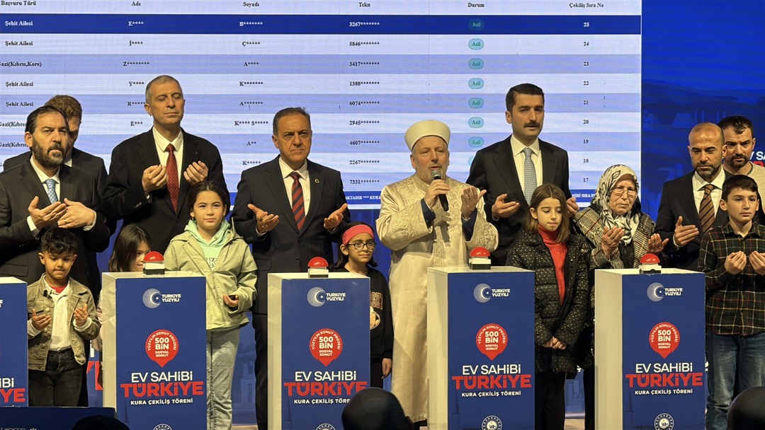 Yalova&rsquo;da inşa edilecek bin 805 konutun kura &ccedil;ekimi ger&ccedil;ekleştirildi