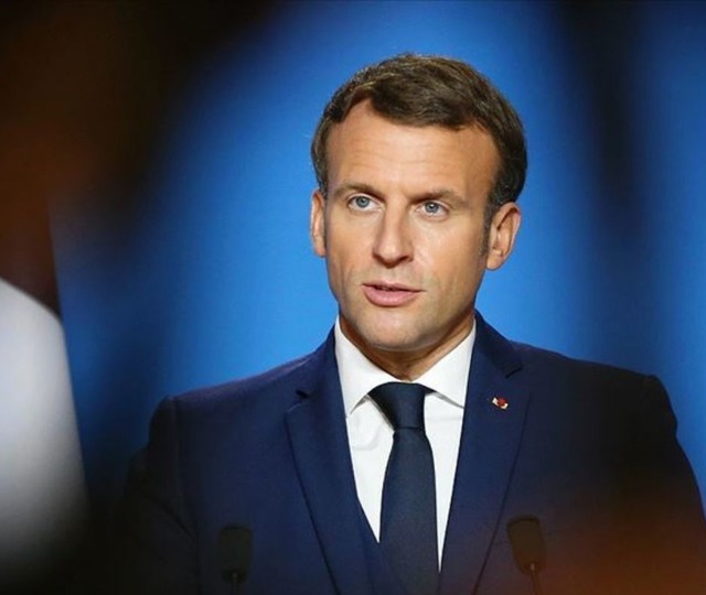 Macron: "Fransa-Hindistan ilişkileri dikkat &ccedil;ekici bir ivme kazanma aşamasında"