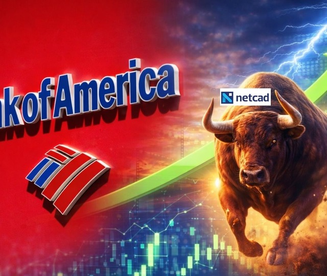 Bank of America sahneye girdi! Netcad Yazılım (NETCD) d&uuml;şt&uuml;ğ&uuml; yerden kalktı