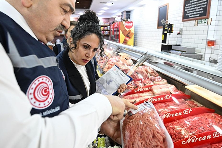 Diyarbakır'daki kasaplarda fiyat ve etiket denetimi yapıldı
