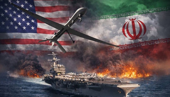 ABD ordusu, İran'a ait bir İHA gemisinin vurulduğunu a&ccedil;ıkladı