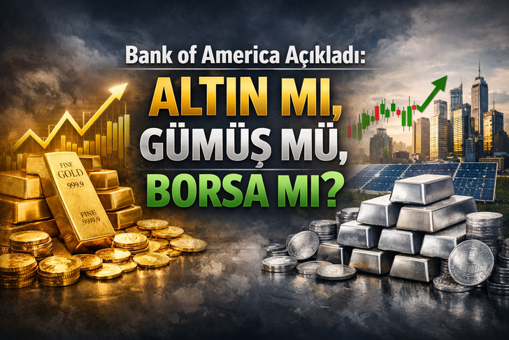 Bank of America A&ccedil;ıkladı: Altın mı, G&uuml;m&uuml;ş m&uuml;, Borsa mı?
