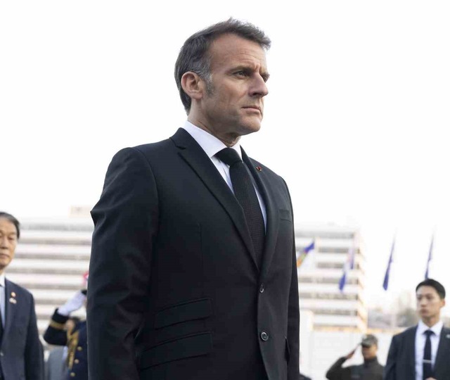 Macron: H&uuml;rm&uuml;z Boğazı askeri operasyonla a&ccedil;ılmaz