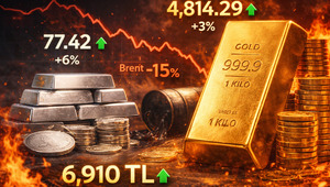 Altın y&uuml;kselişe ge&ccedil;ti, g&uuml;m&uuml;ş peşinden geldi! Değerli metallerde son durum
