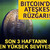 Bitcoin'de ateşkes r&uuml;zgarı! Son 3 haftanın en y&uuml;ksek seviyesi