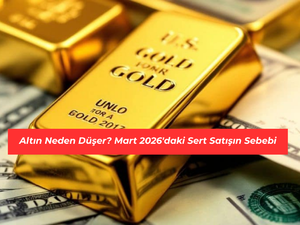 Altın neden d&uuml;şer? Mart 2026'daki sert satışın sebebi