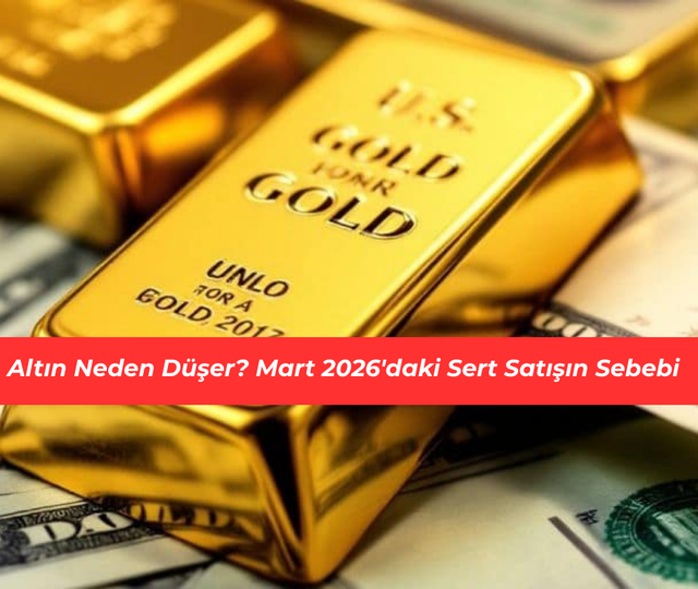 Altın neden d&uuml;şer? Mart 2026'daki sert satışın sebebi