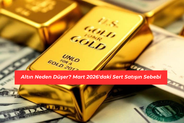 Altın neden d&uuml;şer? Mart 2026'daki sert satışın sebebi