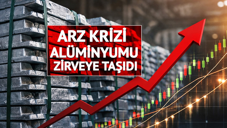 Al&uuml;minyumda artan arz endişesi fiyatları 4 yılın zirvesine taşıdı