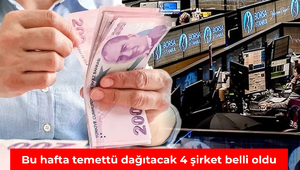Bu hafta temett&uuml; dağıtacak 4 şirket belli oldu