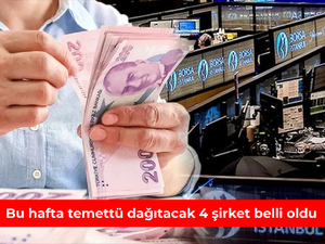 Bu hafta temett&uuml; dağıtacak 4 şirket belli oldu