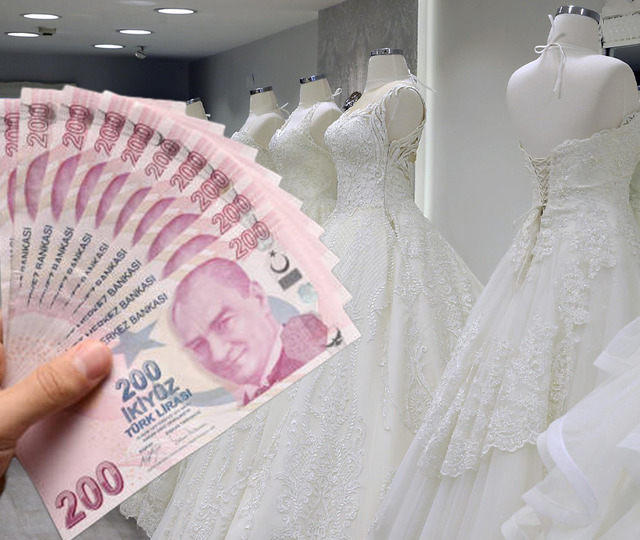 Kapıdan giren 500 TL &ouml;d&uuml;yor! Gelinlik deneme &uuml;cretleri arttı