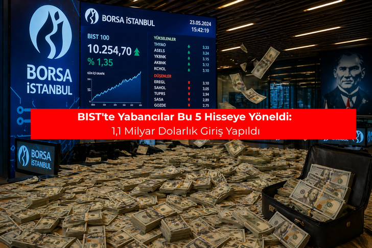 Yabancı Yatırımcı BIST'e Geri D&ouml;n&uuml;yor: 5 Hisse &Ouml;ne &Ccedil;ıktı