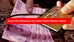 Kredi kartı bor&ccedil;larına faiz silme teklifi Meclis'e taşındı