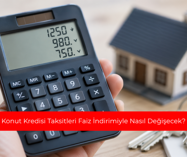 Konut kredisi taksitleri faiz indirimiyle nasıl değişecek?