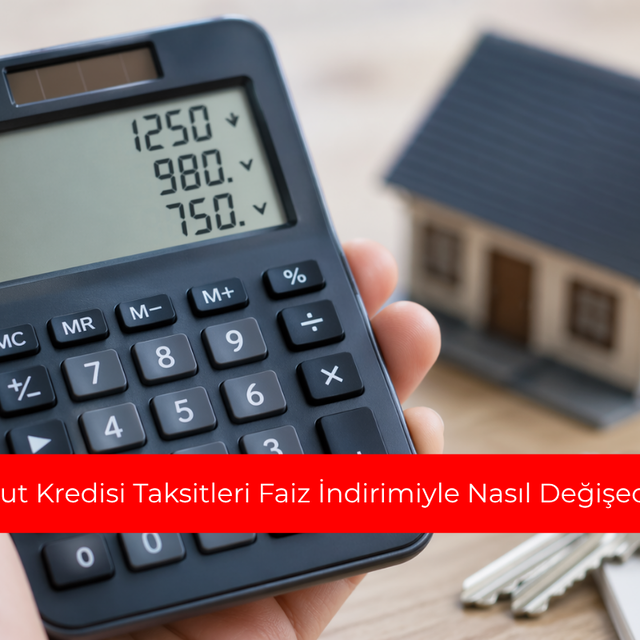 Konut kredisi taksitleri faiz indirimiyle nasıl değişecek?