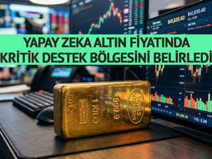 Yapay zeka altın fiyatında kritik destek b&ouml;lgesini belirledi