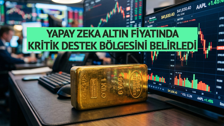 Yapay zeka altın fiyatında kritik destek b&ouml;lgesini belirledi
