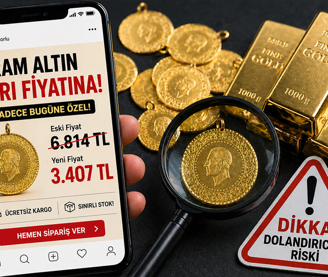 Fiyatı g&ouml;r&uuml;nce aldanmayın! Altın satışlarında sosyal medya tuzağı