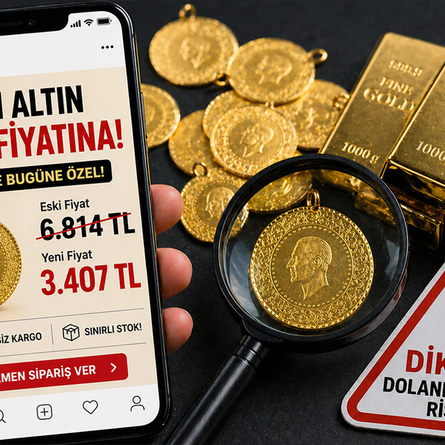 Fiyatı g&ouml;r&uuml;nce aldanmayın! Altın satışlarında sosyal medya tuzağı