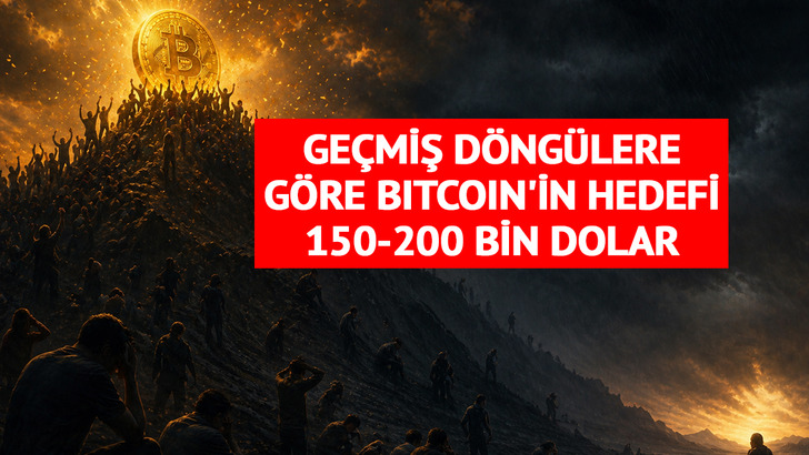 Ge&ccedil;miş D&ouml;ng&uuml;lere G&ouml;re Bitcoin'in Hedefi 150-200 Bin Dolar